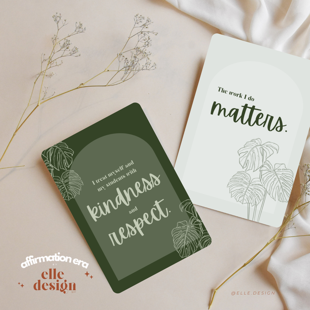 Affirmation Cards for Educators
