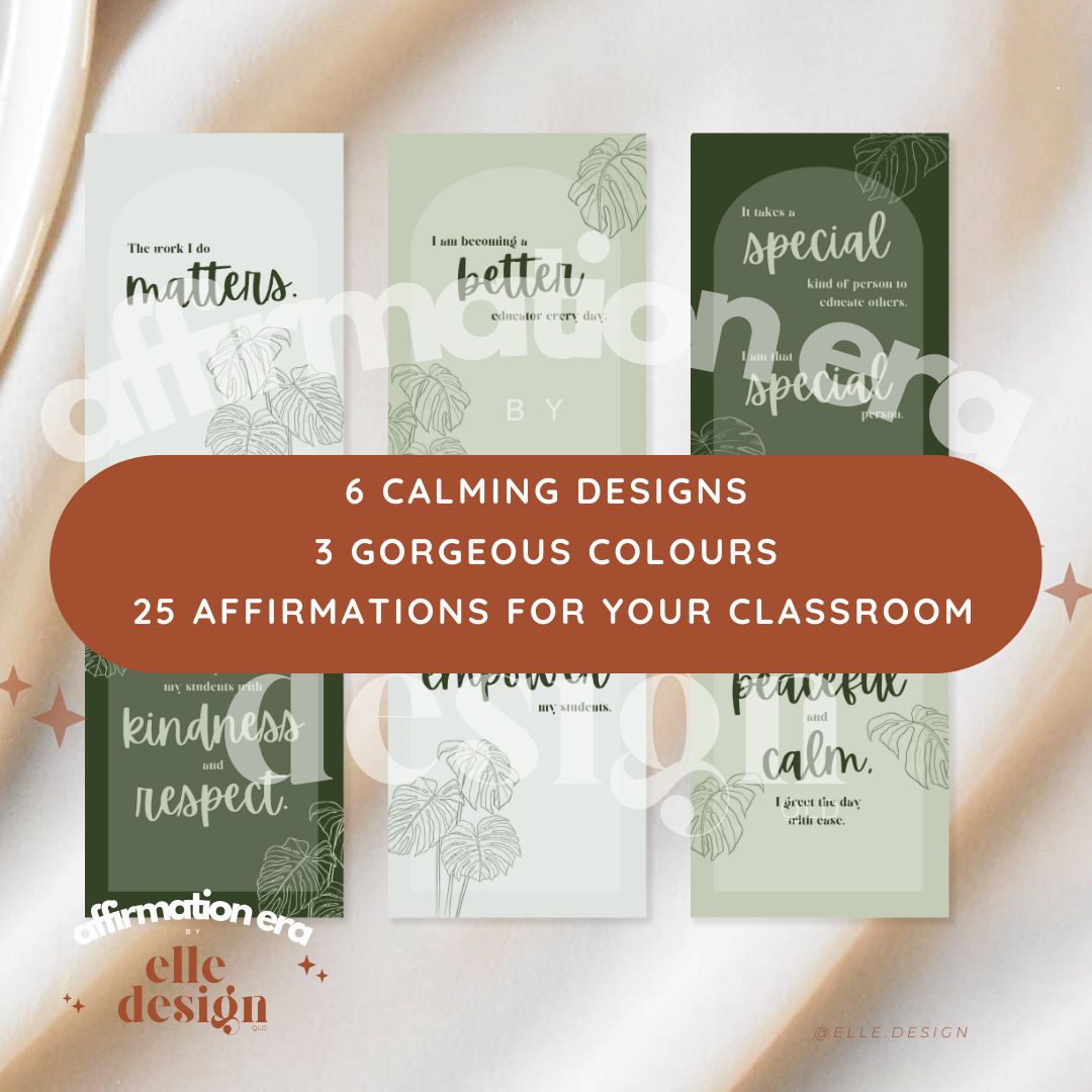 Affirmation Cards for Educators
